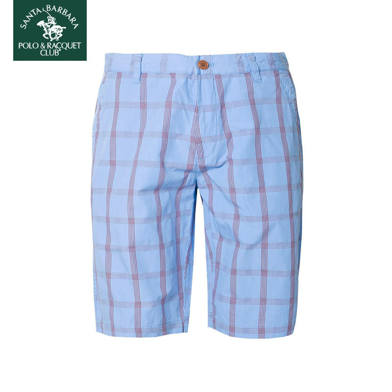 圣大保罗专柜品质2023夏季款休闲裤短裤沙滩裤全棉男裤子宽松深档