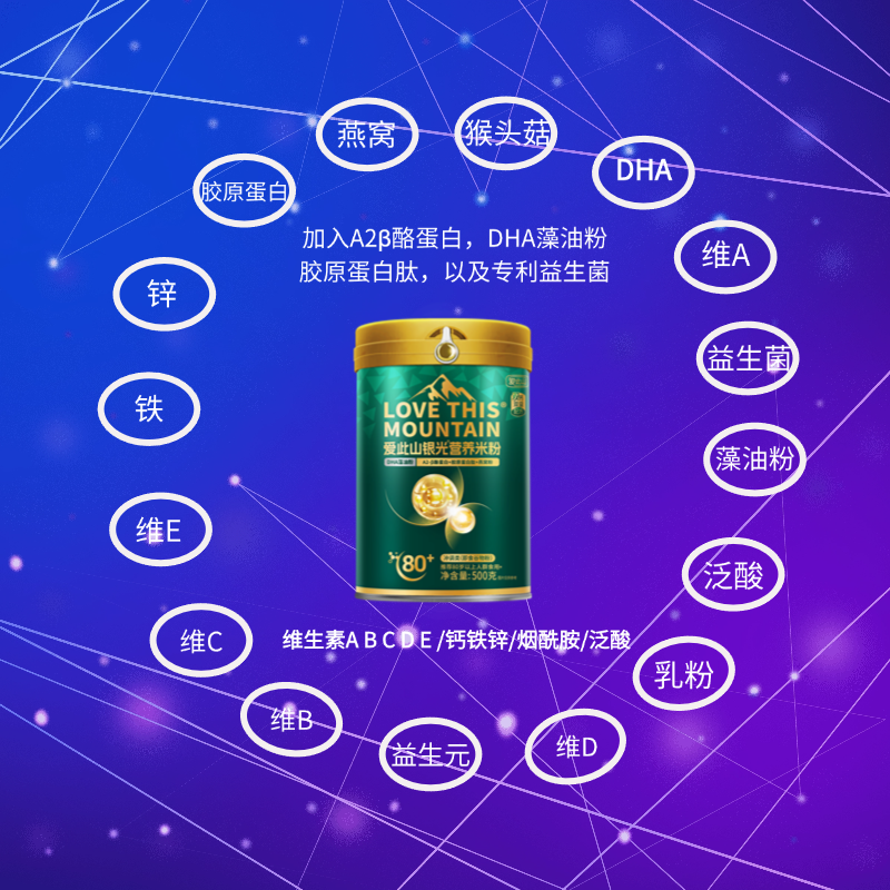 爱此山银光营养米粉A2β酪蛋白成人米糊中老年易冲泡高钙冲泡免煮,淘宝优惠券,粉丝福利购,淘宝优惠卷