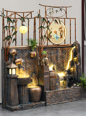 屏风隔断酒店大厅乔迁礼品水幕墙