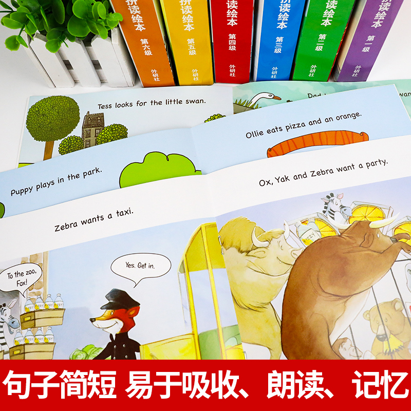 丽声北极星自然拼读绘本第一二三四五六级全套少儿英语绘本启蒙教材小学生三四五年级读物幼儿英语分级阅读语法单词自然拼读物书籍