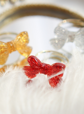 原创少女心蝴蝶节戒指