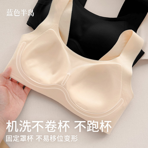 内衣女小胸聚拢2026新款爆款舒适无痕无钢圈美背女士胸罩抬收副乳 - 图1