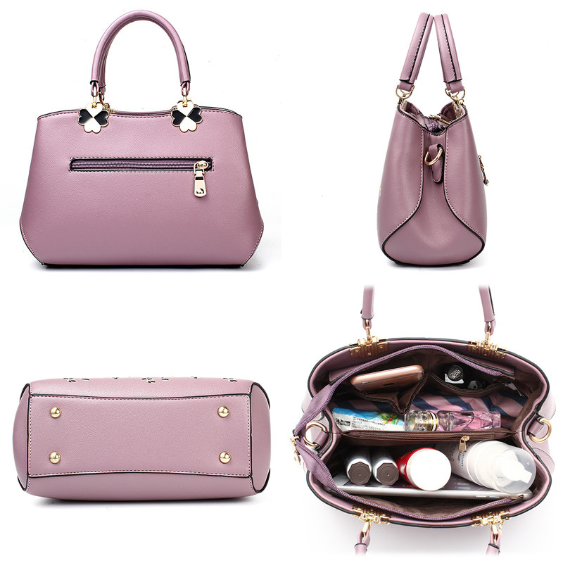 女士2020新款中年妈妈包刺绣手提包 兰谛薇儿女士包袋