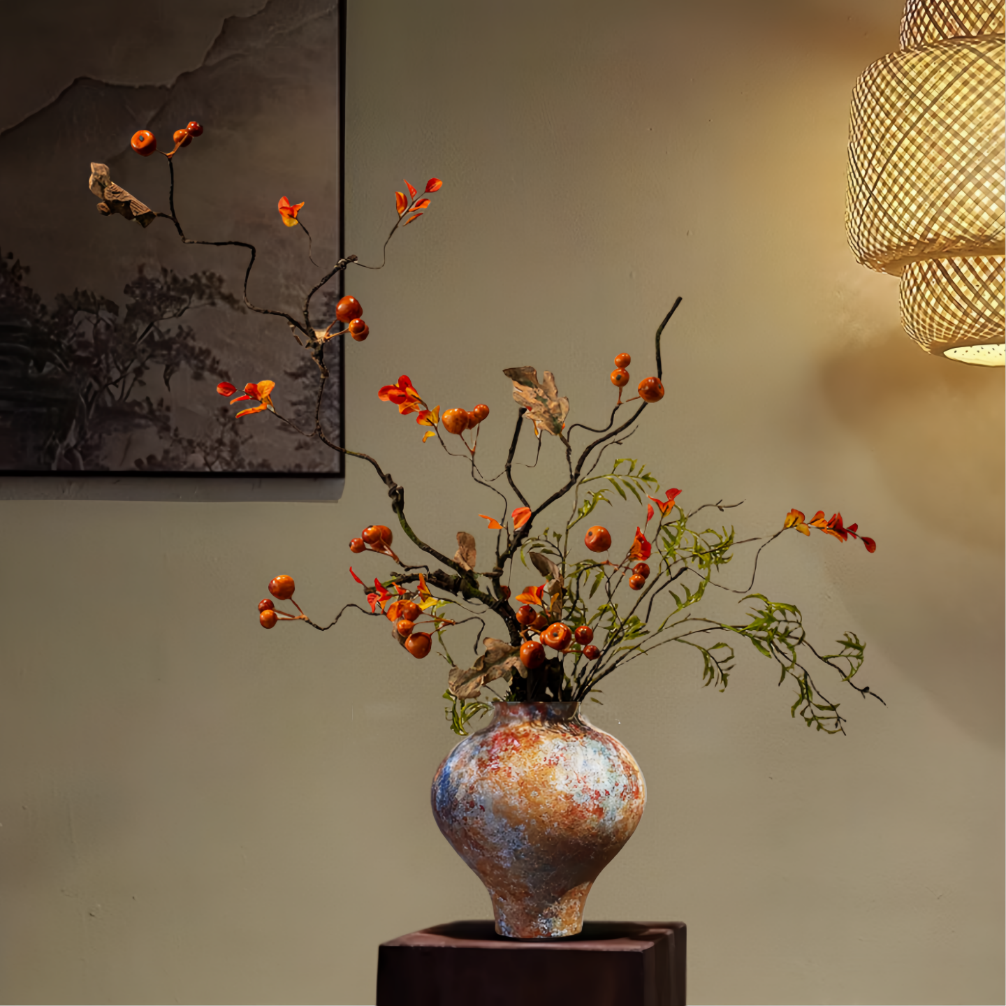 禅意中式陶瓷花瓶宋代美学摆件民宿酒馆侘寂中古复古法式创意装饰,淘宝优惠券,粉丝福利购,淘宝优惠卷