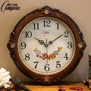 康巴丝欧式钟表 挂钟 客厅时尚创意静音大挂表现代时钟大石英钟表
