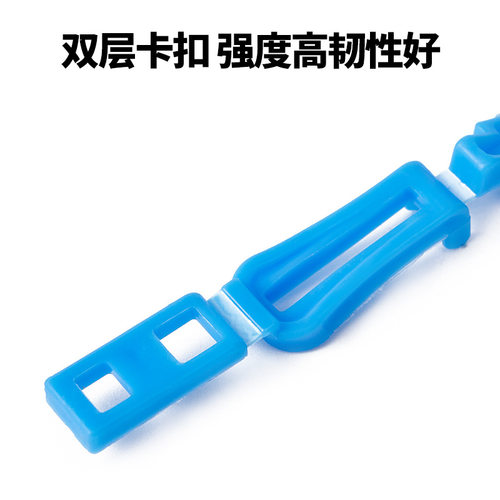 微喷滴灌带毛管主管截流排沙卡子16滴/1寸50灌配件尾端封口夹卡扣 - 图1