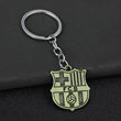 Cross-border football keychain Real Madrid AC Milan Atletico Madrid Chelsea Liverpool Inter Milan bronze pendant gift