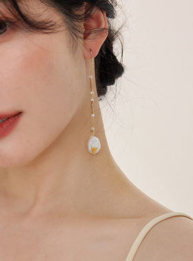 JUNJUNSTUDIO巴洛克美产14k耳环