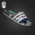 Adidas Adilette W Adidas clover giày nữ dép thể thao dép đi biển - Dép thể thao