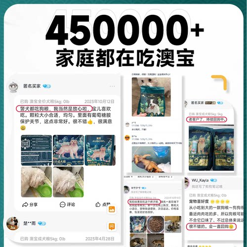 雷米高狗粮澳宝5kg巴哥金毛柯基比熊10斤装中小型成犬通用型狗粮 - 图2