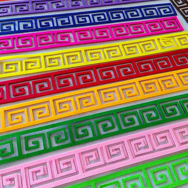 小学学校幼儿园墙面装饰布置中国风创意环创无纺布彩色回形边框条,淘宝优惠券,粉丝福利购,淘宝优惠卷