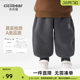 Qiqi Bear Baby Pants Winter Boys' Fleece Sweatpants