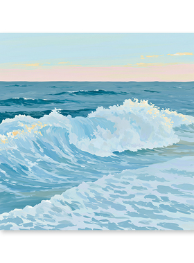 治愈系小清新海景装饰画