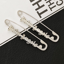 Minimalist personality collection waist anti-walking light collection waist large stop pin pants collection waist theorist ornament anti-walking light Chin steel woman