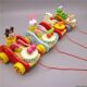 Wooden baby tractor animal shape baby pull cord pull cord 12-3 years old one year old cute toddler toy