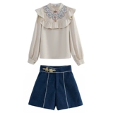 Осенний комплект, ципао, китайский стиль