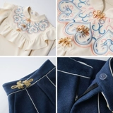 Осенний комплект, ципао, китайский стиль