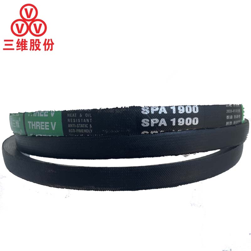 三维三角皮带SPA型982-1235橡胶传动带B型C型D型工业机器齿形皮带 - 图1