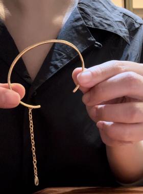 匆匆匆匆noguchi手工制素金手镯