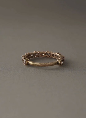 包税包邮日本代购noguchi26春夏新款设计师细戒臂叠戴钻石戒指