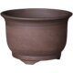 Purple sand simple triangular gold bell stoneware large ceramic flowerpot
