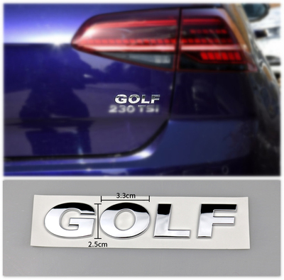 一汽大众 GOLF 230 280TSI 高尔夫6车贴GTI 车标装饰贴字标后字牌 - 图3