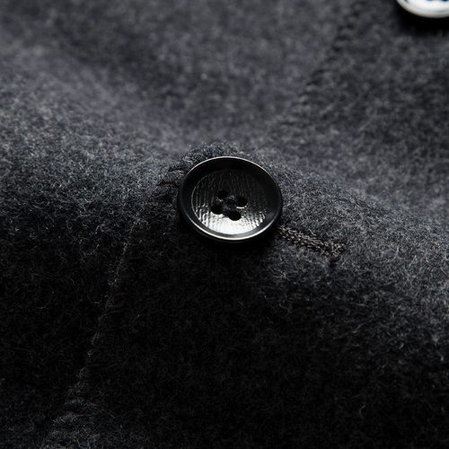 Демисезонный пиджак классического кроя для отдыха, модная универсальная шерстяная куртка, в корейском стиле