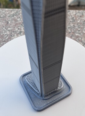 东莞民盈国贸中心模型东莞地标建筑摆件简约旅游纪念品建筑工艺品