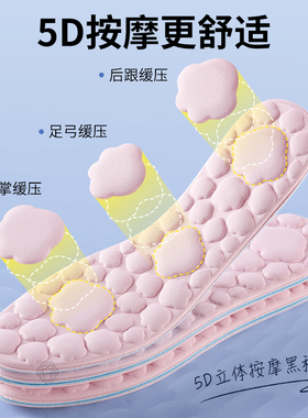 高密度海绵鞋垫女软底舒适加厚