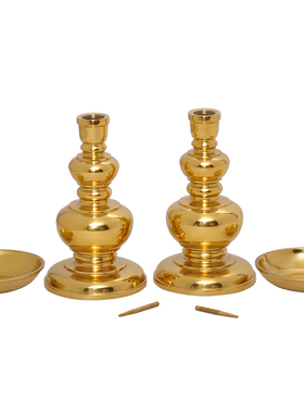 葫芦供佛香薰蜡烛寺庙摆件