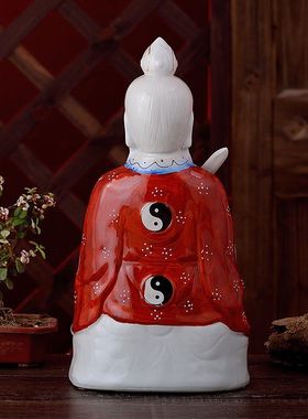 陶瓷鸿钧老祖鸿钧道人道神像供奉洪君老祖师陶瓷佛像摆件