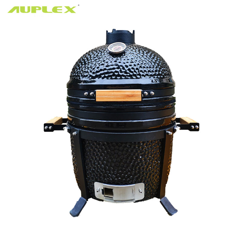 阿普莱斯15英寸陶瓷木炭烧烤炉 kamado ceramic bbq grill smoker - 图0