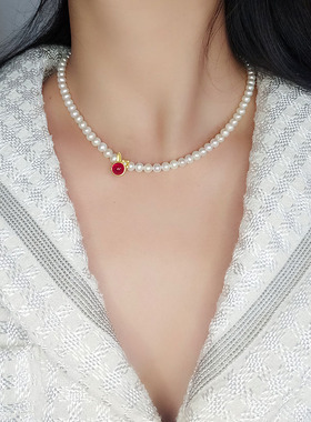 兔年本命年天然珍珠项链手链礼物