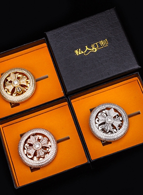 史蒂芬镀24k金时来运转腰带扣
