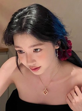 欧洲易梦玲同款红色项炼