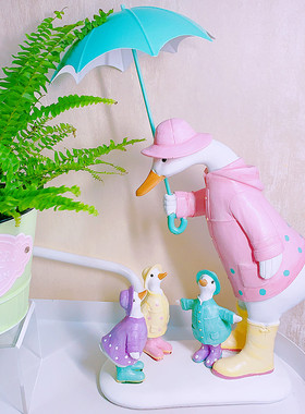 树脂清新阳台卡通装饰摆件