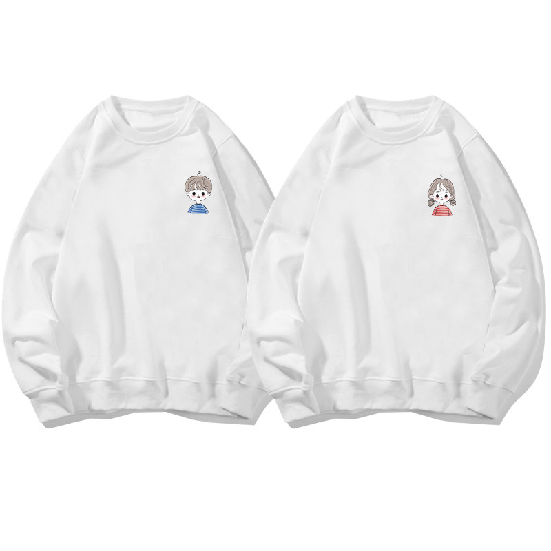 情侣装秋装小众设计感秋季ins卫衣 低调的依恋卫衣/绒衫