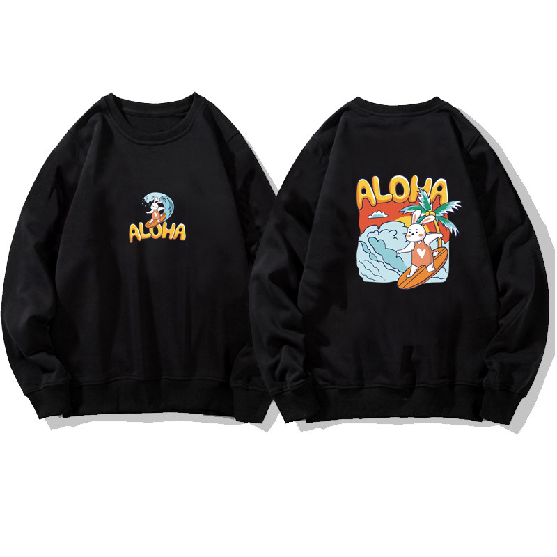 很仙的情侣装两件秋装套装圆领卫衣 低调的依恋卫衣/绒衫