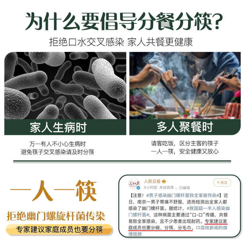 双枪合金筷子家用一人一筷子不发霉高档耐高温不变形中式卡通筷子 - 图2