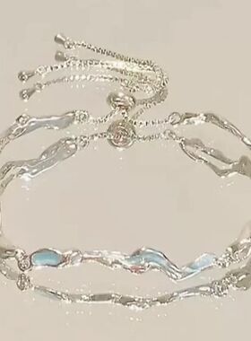 春日限定樱花蝴蝶结手链甜美轻奢气质高级清冷感闺蜜