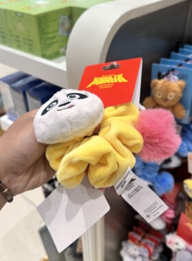 北京环球影城阿宝毛绒发绳正品