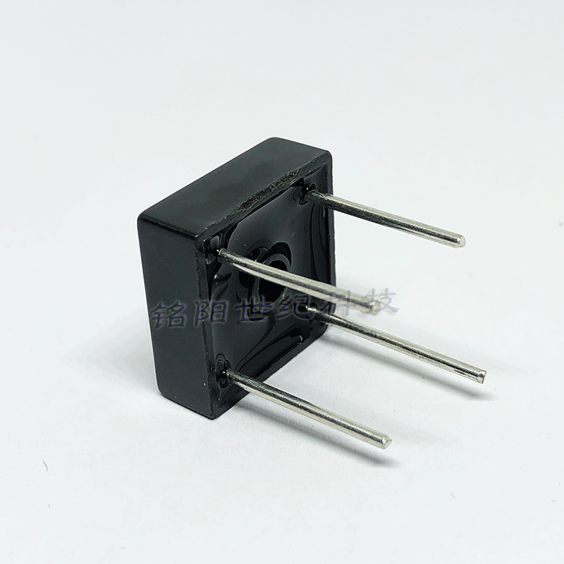 全新KBPC1510 黑色全塑封 15A1000V 圆脚塑料外壳整流桥KBPC1510W - 图1