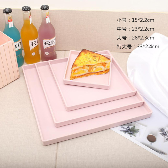 Large Sifang Plate Plastic Water Cup Pallet Restaurant Commercial