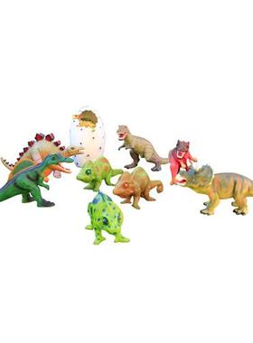 户外仿真恐龙雕塑大型动物园林景观卡通装饰商场游乐场玻璃钢摆件