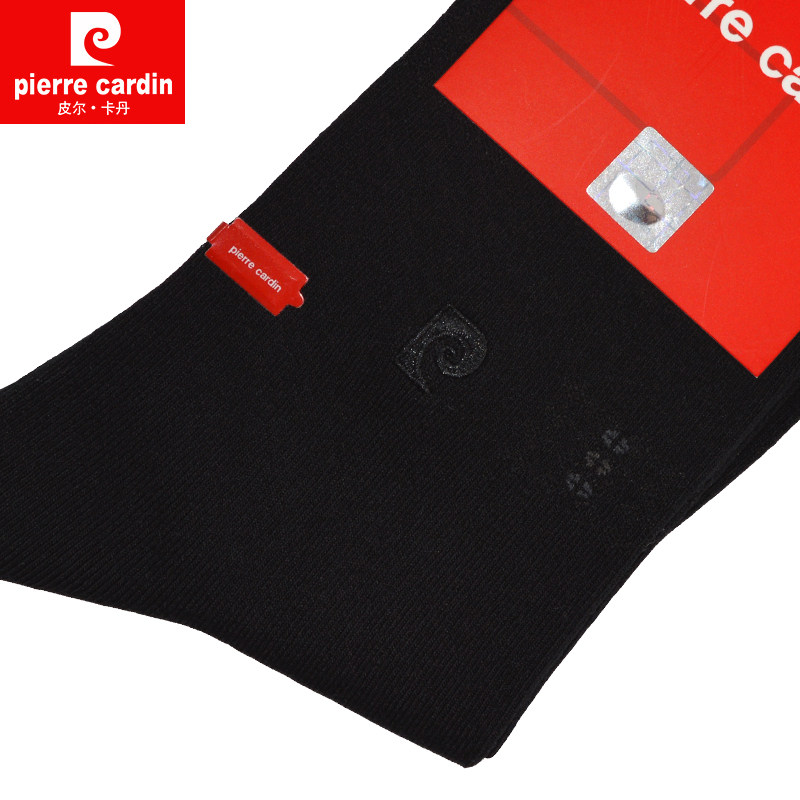 皮尔卡丹男士秋季四季中厚透气棉袜 金雨浓内衣短袜/打底袜/丝袜/美腿袜