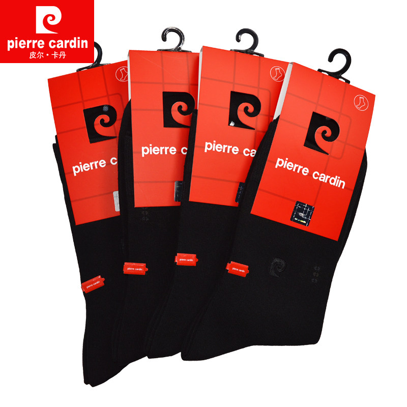 皮尔卡丹男士秋季四季中厚透气棉袜 金雨浓内衣短袜/打底袜/丝袜/美腿袜