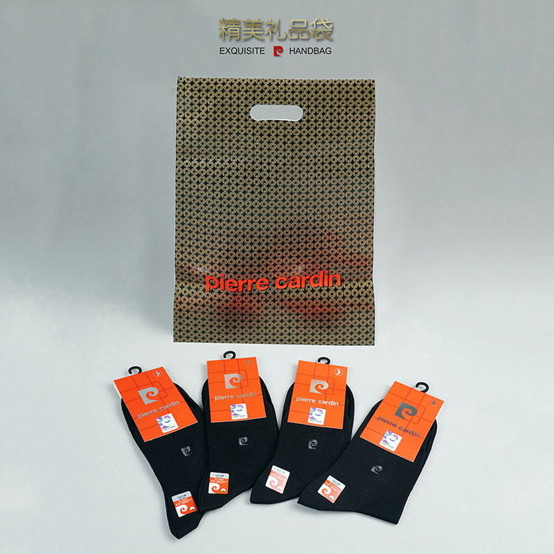 皮尔卡丹4双全棉薄款抗菌男短袜 金雨浓内衣短袜/打底袜/丝袜/美腿袜