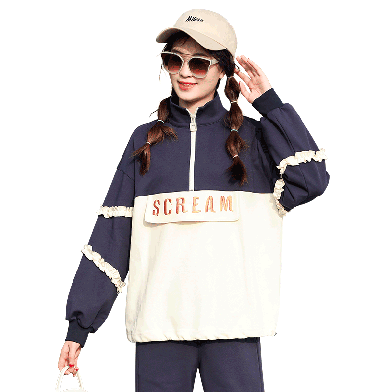 2020秋季新品少女秋装学院风卫衣 迅驰服饰专营卫衣/绒衫