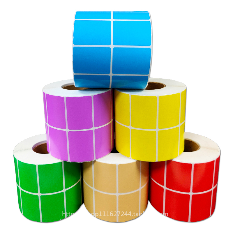 The barcode copperplate horizontal version has good stickiness and color for long-term storage.