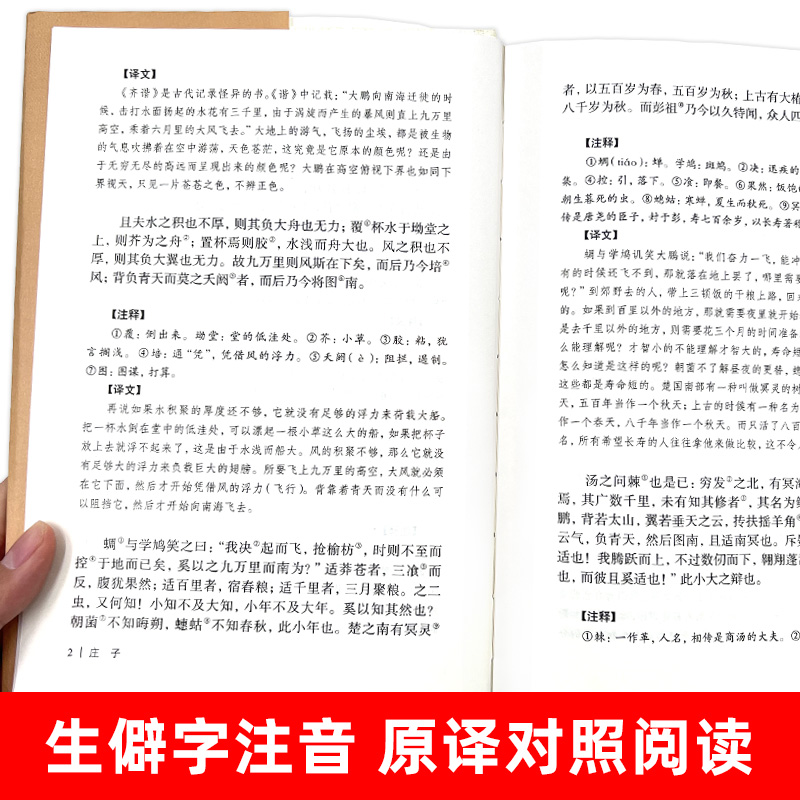 庄子书籍正版今注今译33篇南华经全本集释无删减逍遥游庄子中国哲学研究道家国学典藏经典书籍中华正规书局 - 图2